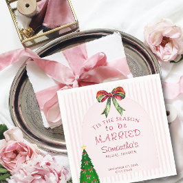 Bow Tis The Season To Be Married Bridal Shower Servet