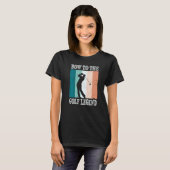 Bow To The Golf Legend Golfer Golfer T-shirt (Voorkant volledig)