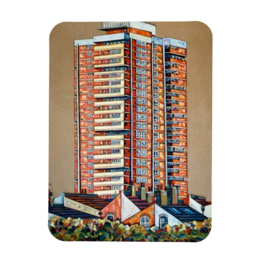 Bow Tower Magneet (Verticaal)