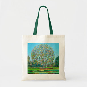 Bow Tree Autumn Tote Bag