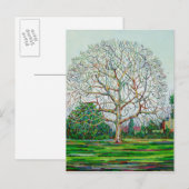 Bow Tree Winter Briefkaart (Voorkant / Achterkant)