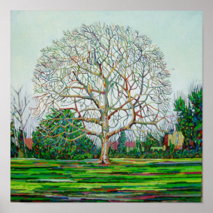 Bow Tree Winter Poster