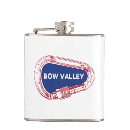 Bow Valley Klimmen Carabiner Heupfles (Voorkant)