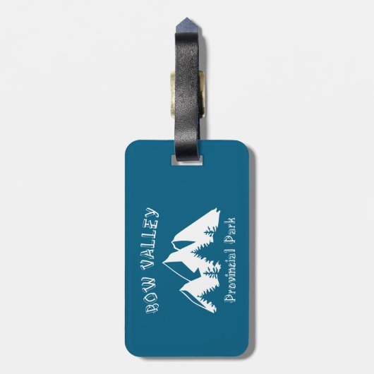 Bow Valley Provincial Park Bagagelabel (Achterkant verticaal)