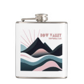 Bow Valley Provincial Park Gekleurde heuvels Heupfles (Voorkant)