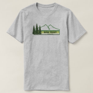 Bow Valley Provincial Park Groene strepen T-shirt