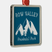 Bow Valley Provincial Park Metalen Ornament (Rechts)