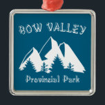 Bow Valley Provincial Park Metalen Ornament<br><div class="desc">Bow Valley Provincial Park is een provinciaal park in de Canadese provincie Alberta. Opgericht in 1959 in de boog van de rivier de Bow op zijn samenvloeiing met de rivier de Kananaskis,  het park is een van de vele parken binnen het Kananaskis Country park systeem.</div>