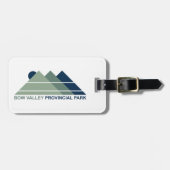 Bow Valley Provincial Park Mountain Sun Bagagelabel (Voorkant horizontaal)