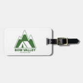 Bow Valley Provincial Park Mountains Camping Bagagelabel (Voorkant horizontaal)
