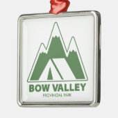 Bow Valley Provincial Park Mountains Camping Metalen Ornament (Links)