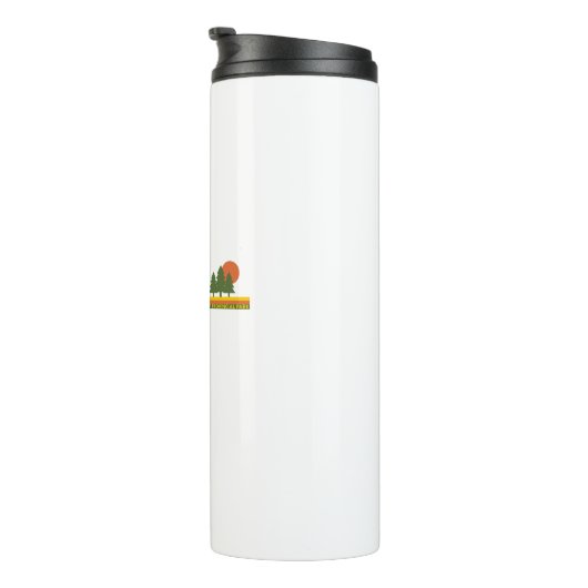 Bow Valley Provincial Park Pine Trees Sun Thermosbeker (Geroteerd rechts)