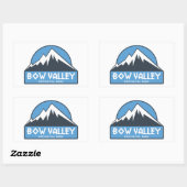 Bow Valley Provincial Park Rechthoekige Sticker (Vel)