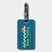 Bow Valley Provincial Park Retro Bagagelabel (Achterkant verticaal)