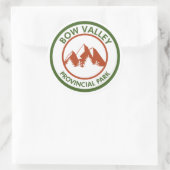 Bow Valley Provincial Park Ronde Sticker (Tas)