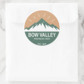 Bow Valley Provincial Park Ronde Sticker (Tas)
