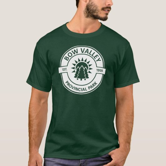 Bow Valley Provincial Park Sun Trees T-shirt (Voorkant)