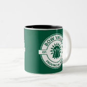 Bow Valley Provincial Park Sun Trees Tweekleurige Koffiemok (Voorkant rechts)