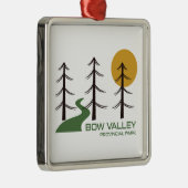 Bow Valley Provincial Park Trail Metalen Ornament (Rechts)