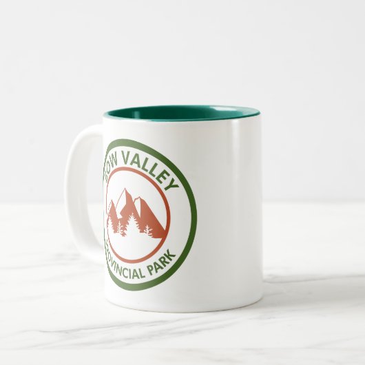 Bow Valley Provincial Park Tweekleurige Koffiemok (Voorkant links)