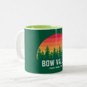 Bow Valley Provincial Park Tweekleurige Koffiemok (Voorkant links)