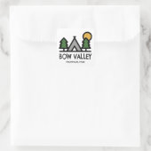 Bow Valley Provincial Park Vierkante Sticker (Tas)
