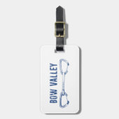 Bow Valley Rock-klimmer, Quickdraw Bagagelabel (Voorkant verticaal)