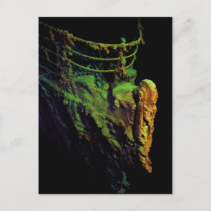 Bow van de Titanic, gezien van MIR I onderwaterbaa Briefkaart