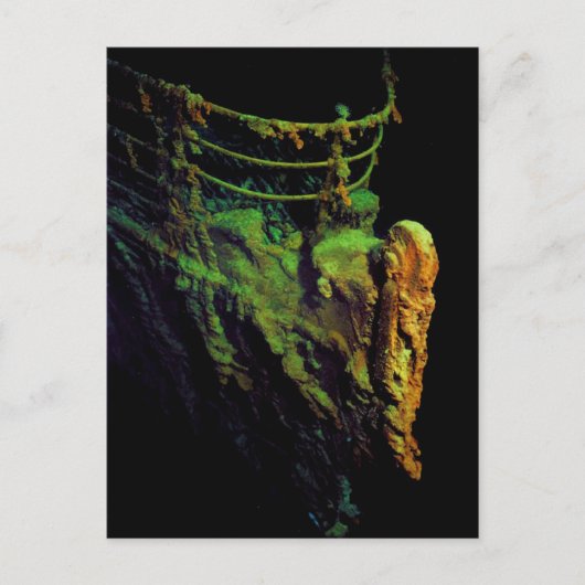 Bow van de Titanic, gezien van MIR I onderwaterbaa Briefkaart (Voorkant)