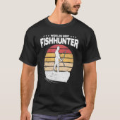 Bow Vist de Amerikaanse vlag Bowfish A T-shirt (Voorkant)