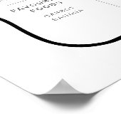 Bow Wavy Border Milestone Poster (Hoek)