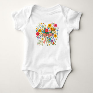 Bow Wilflower | Watercolor | Wild Flower Romper