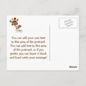 Bow Wow Dog Bedankt Briefkaart (Achterkant)