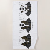 Bow Wow Strandlaken (Voorkant)