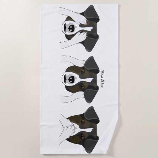 Bow Wow Strandlaken (Voorkant)