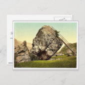 Bowder Stone, Lake District, Engeland, Photochr Briefkaart (Voorkant / Achterkant)
