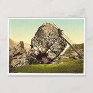 Bowder Stone, Lake District, Engeland, Photochr Briefkaart