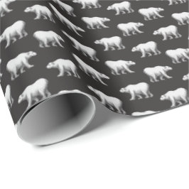 Bowdoin College Polar Bear Wrapping Paper Cadeaupapier