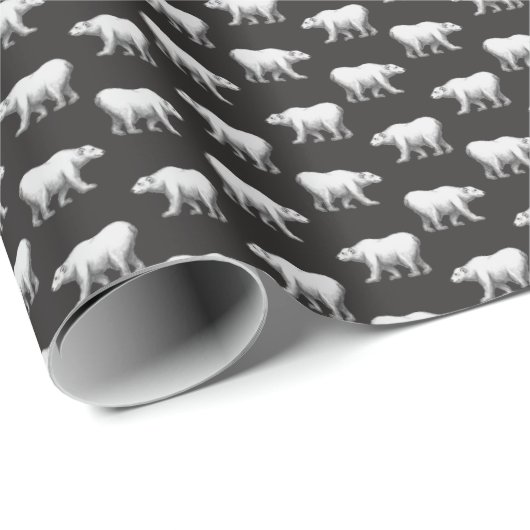 Bowdoin College Polar Bear Wrapping Paper Cadeaupapier (Rol Hoek)