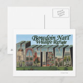 Bowdoin Nat'l Wildlife Refuge, Montana Briefkaart (Voorkant / Achterkant)