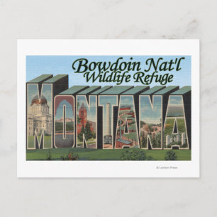 Bowdoin Nat'l Wildlife Refuge, Montana Briefkaart