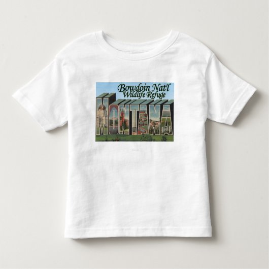 Bowdoin Nat'l Wildlife Refuge, Montana Kinder Shirts (Voorkant)