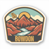 Bowdon, Georgia Sticker (Voorkant)