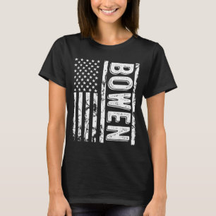 Bowen Achternaam Grappige Achternaam Team Bowen Fa T-shirt