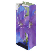 Bowen Bowen, "Gaye Elise Beda", "blue/paarse Flowe Wijn Cadeautas (Achterkant Gekanteld)