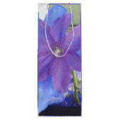 Bowen Bowen, "Gaye Elise Beda", "blue/paarse Flowe Wijn Cadeautas (Achterkant)