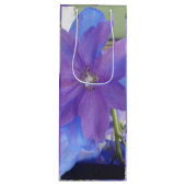 Bowen Bowen, "Gaye Elise Beda", "blue/paarse Flowe Wijn Cadeautas (Voorkant)