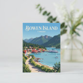 Bowen Island Canada Briefkaart (Staand voorkant)