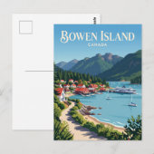 Bowen Island Canada Briefkaart (Voorkant / Achterkant)
