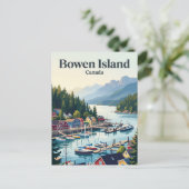 Bowen Island Canada Briefkaart (Staand voorkant)